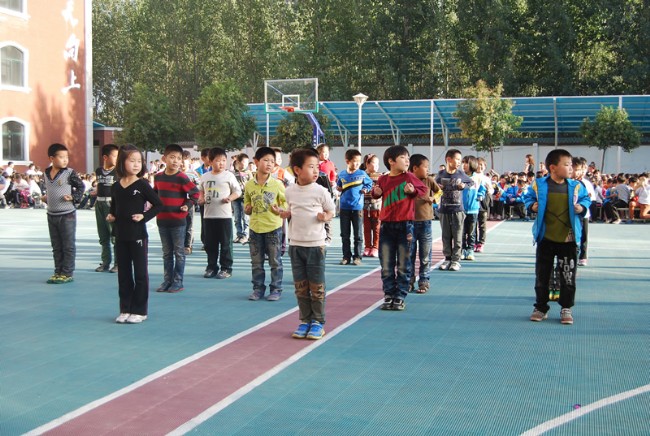 洛陽東方外國語學校武術(shù)操比賽
